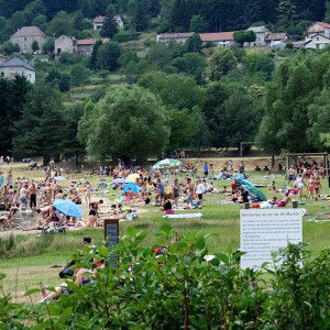 La plage d'herbe